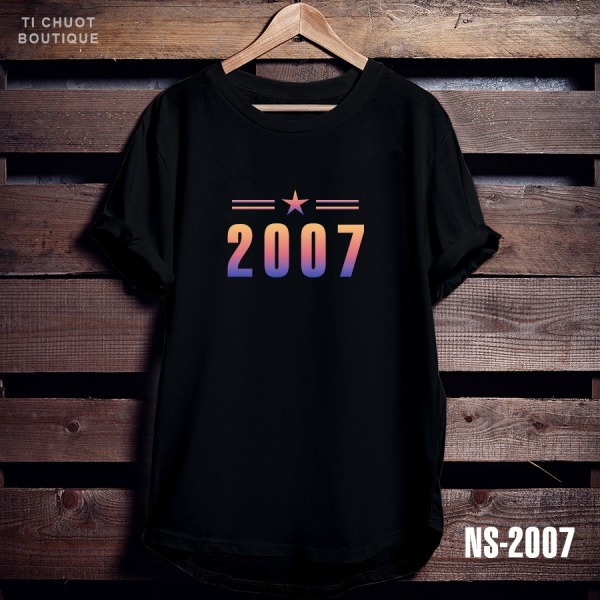 Áo thun TAY NGẮN phản quang 7 màu năm sinh 2000-2007 (CHỤP FLASH)(TAY LỞ IB)