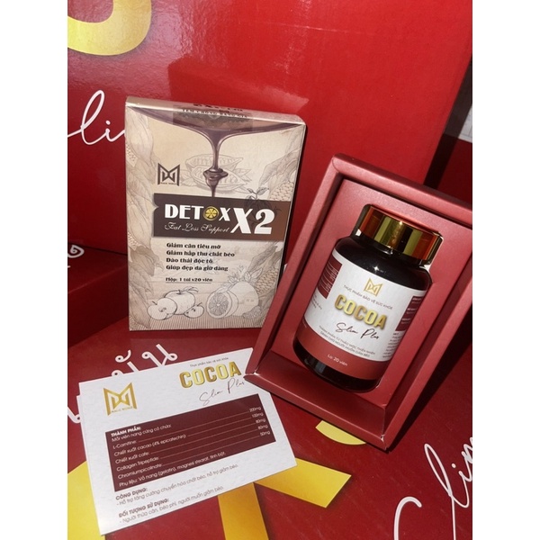 [Chính Hãng] Cocoa Slim Plus Giảm Cân Siêu Mạnh Dạng Lọ