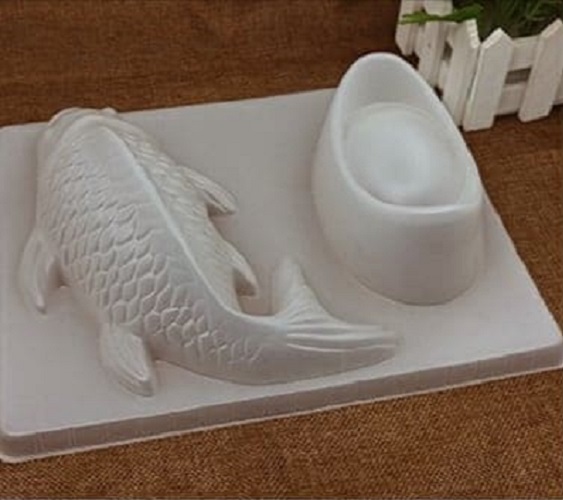 VỈ KHUÔN LÀM BÁNH TỔ, NHẬN XÔI, ĐỔ RAU CÂU HÌNH CÁ CHÉP VÀ THỎI VÀNG