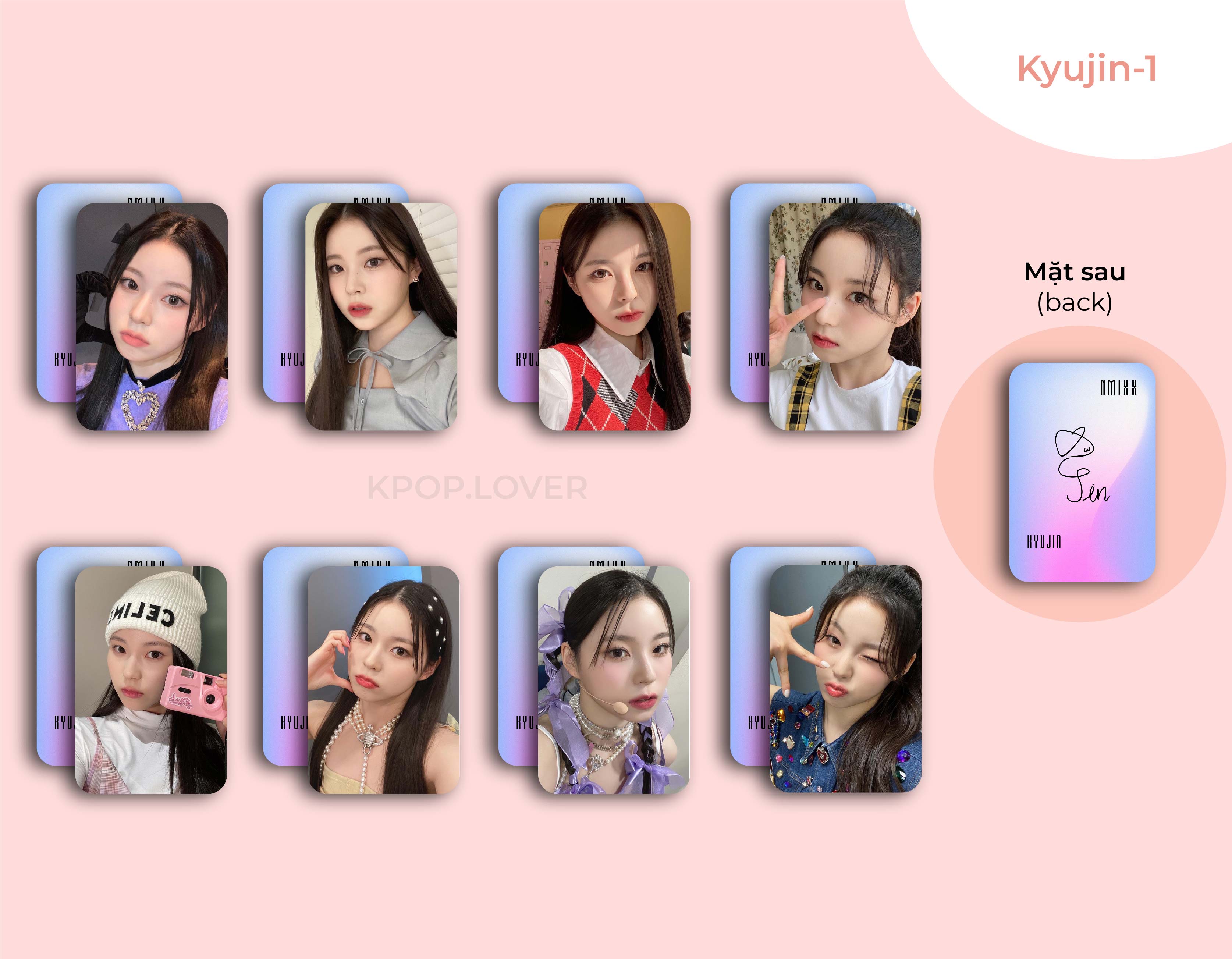 SET 8 CARD BO GÓC NMIXX - đủ thành viên
