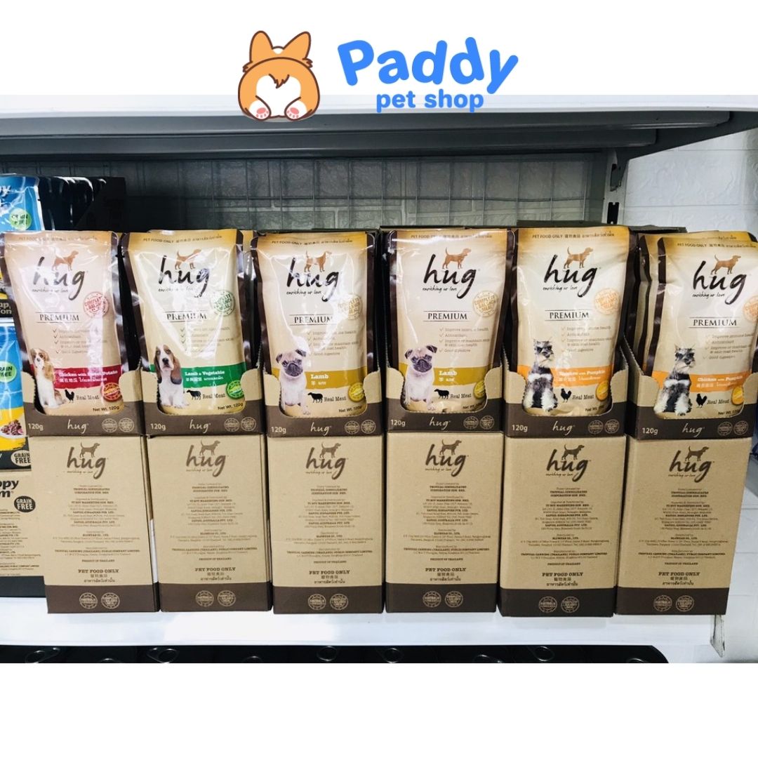 Pate Cho Chó Hug Bổ Sung Chất Xơ 120g