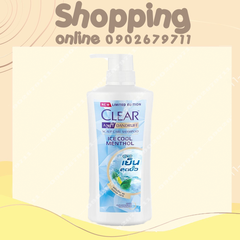 Dầu gội Clear Bạc Hà Thái Lan 480ml giá rẻ
