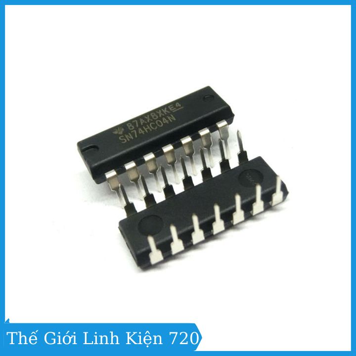 IC 74HC04 DIP 14 (Hex Inverter) 6 cổng NOT độc lập