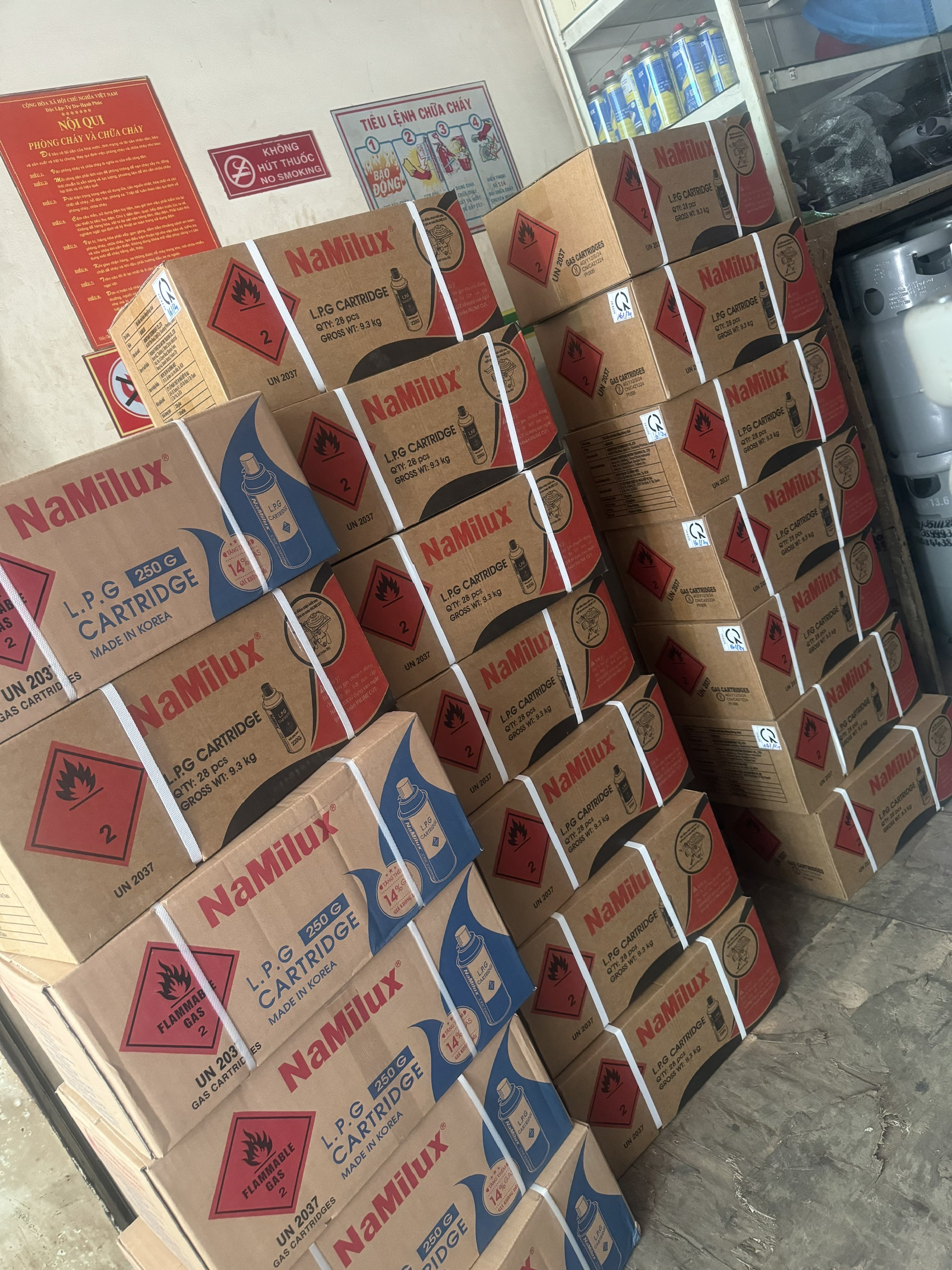 Lon gas Namilux [GIÁ TỐT - CHÍNH HÃNG]