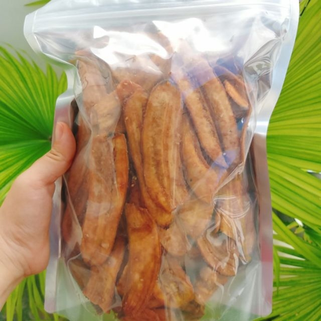 1kg chuối sấy mè gừng