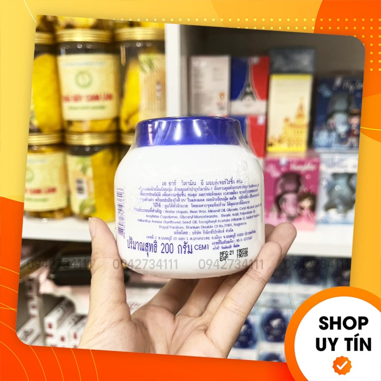 [Chính hãng] Kem Dưỡng Ẩm Vitamin E  AR Thái Lan