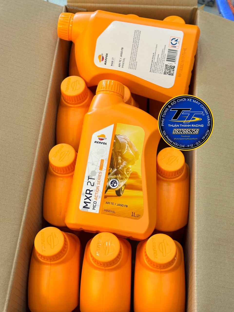 Nhớt Pha 2 Thì Repsol (Cam)