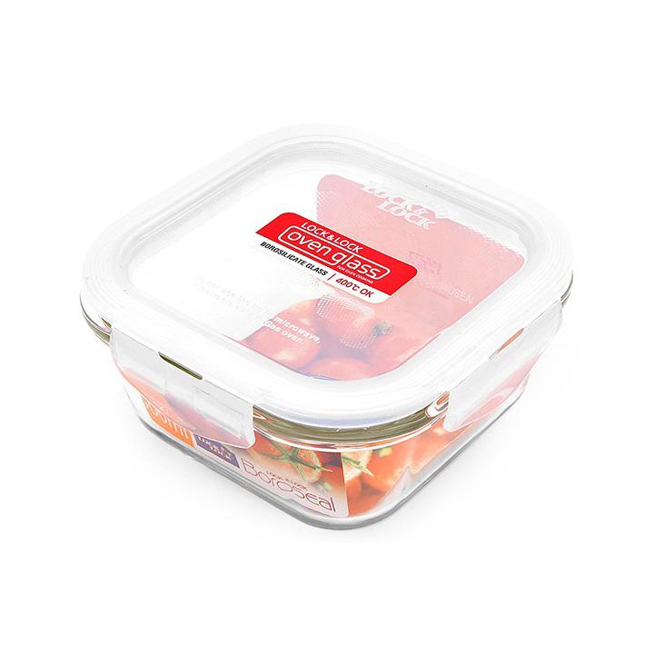 [HCM]Thố thủy tinh vuông Lock&Lock LLG214 500ml