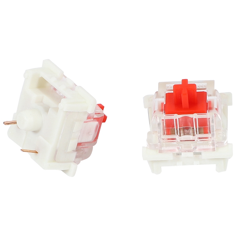 60Pcs Plastic for Cherry Red 3 Pin MX RGB Mechanical Switch Keyboard Replacement