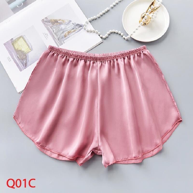 QUẦN ĐÙI NGỦ LỤA MỀM MẶC Ở NHÀ , MẶC NGỦ MỀM MẠI MỊN MÁT