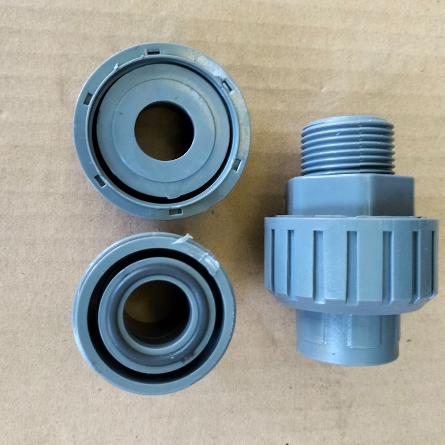 Ren máy bơm liền rắc co(rắc co ren ngoài 34 ra ống pvc 27,34)