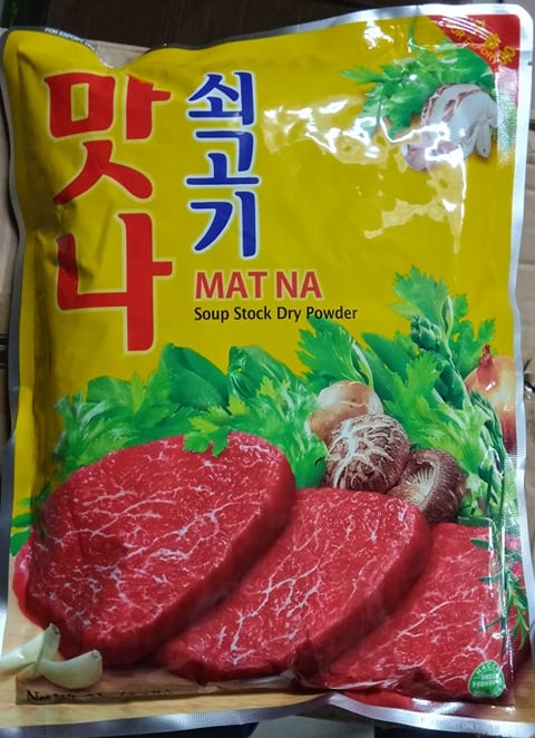 Bột Nêm Bò, Hạt Nêm Bò Matna Hàn Quốc 1Kg - 맛나 쇠고기