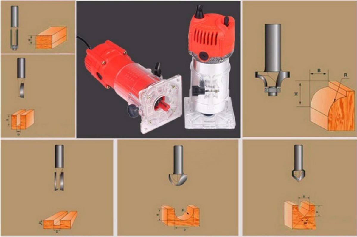 Máy Phay Gỗ, máy soi mộng gỗ M1P-QD-6 600W
