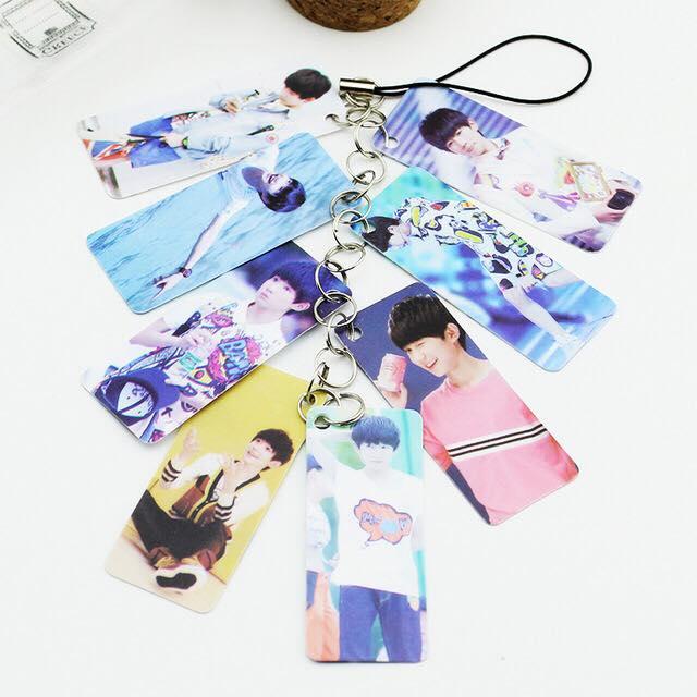 Móc khóa chùm 7 ảnh Tfboys