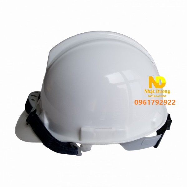 Bảng giá Hàng Chính Hãng - 10 nón bảo hộ lao động cách điện màu trắng có nút vặn - TD N20 Hình Thật