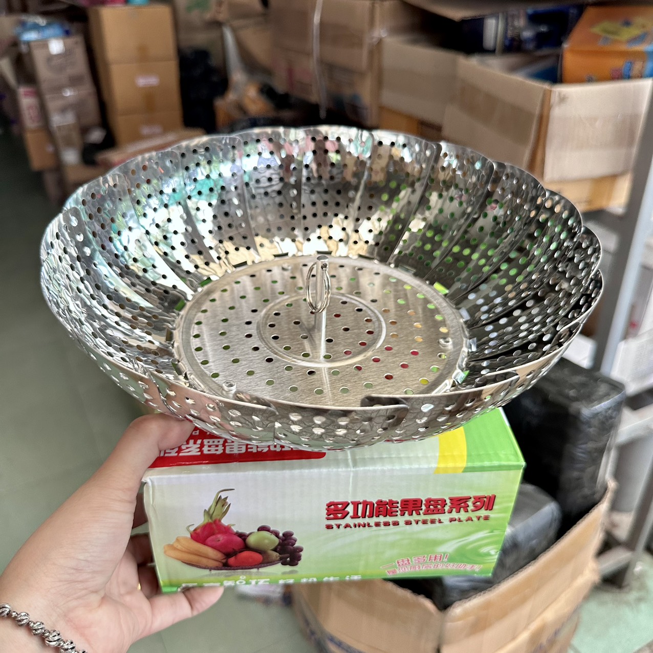 Vỉ hấp xoè inox ( Loại 1)