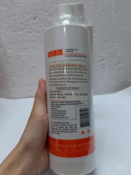 COMBO cặp dầu gội SASABA 800ml