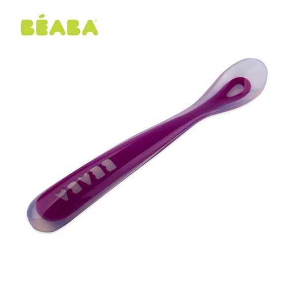 Thìa Cầu Vồng Silicone Beaba