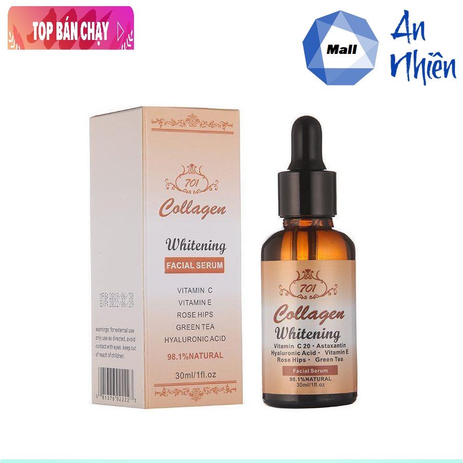 Serum Dưỡng Trắng Da COLLAGEN 701 Whitening 50ml - Mẫu mới