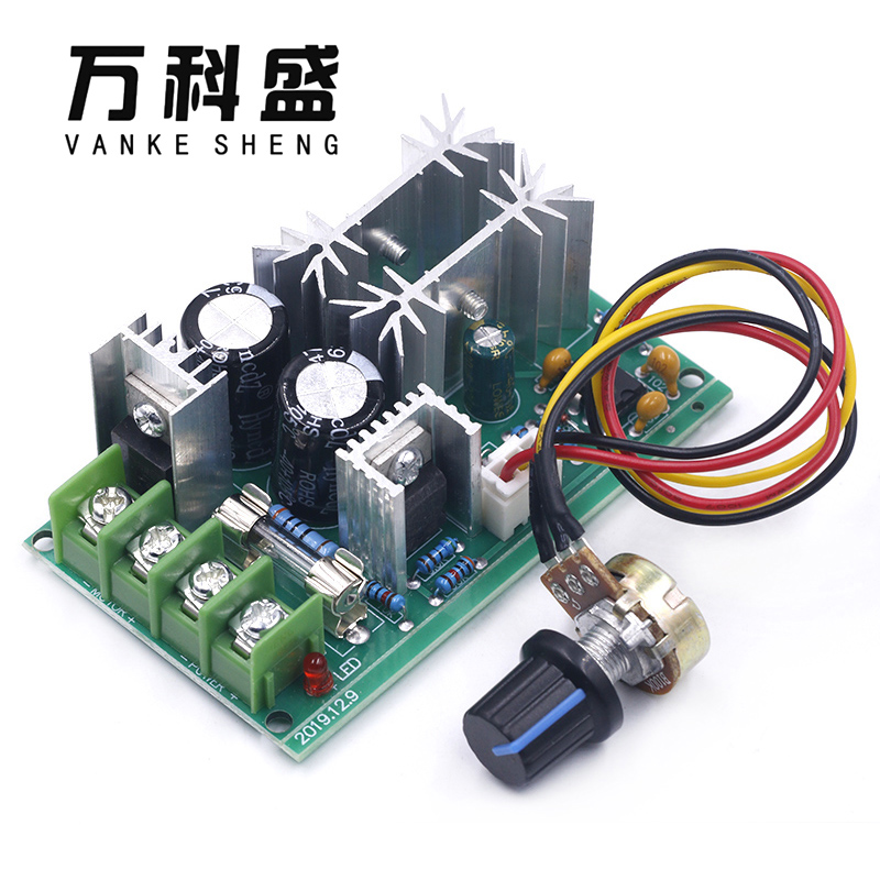 DC 10-60V Motor Speed Control PWM Motor Speed Controller Switch 20A Current Voltage regulator High Power Drive Module
