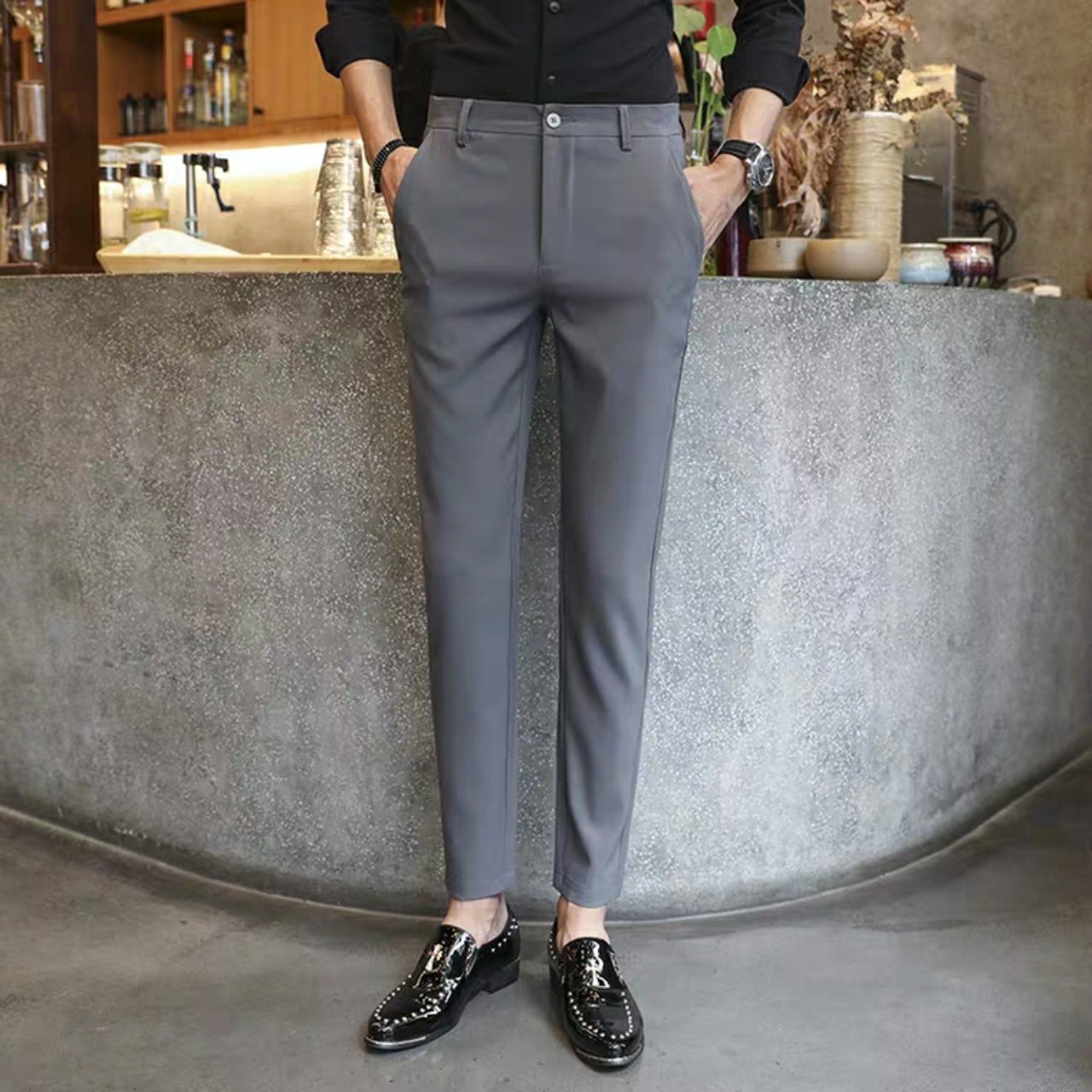 CÓ SIZE ĐẠI - QUẦN TÂY ÂU NAM ỐNG NHỎ DÁNG BODY VẢI CO GIÃN 4 CHIỀU HÀNG XỊN RẤT ĐẸP