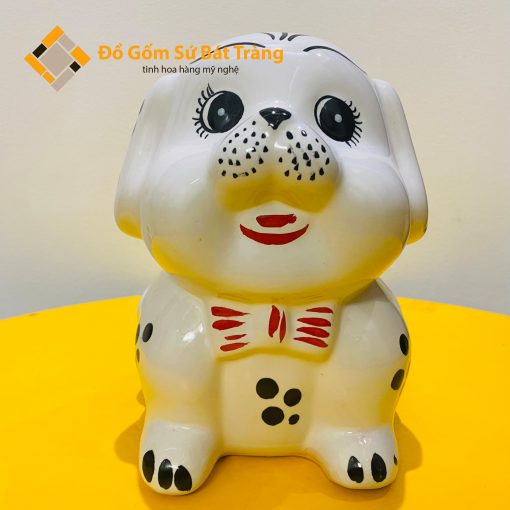 Chó đốm sứ Bát Tràng heo đất tiết kiệm