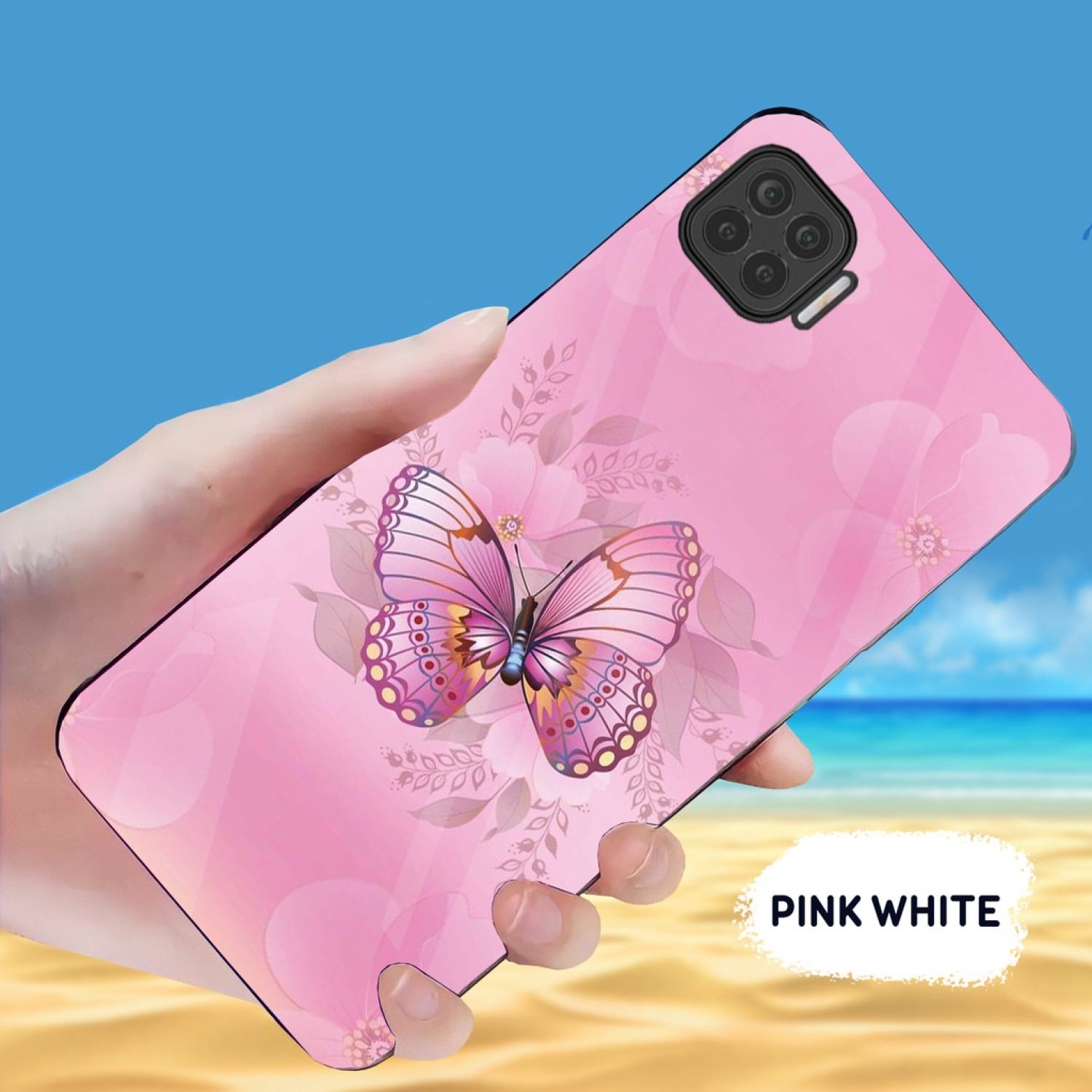Ốp lưng oppo a73, a93 mặt kính gương sáng bóng, thời trang