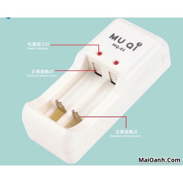 Sạc Pin 2A, 3A (sạc pin tiểu AA, sạc pin đũa AAA ) loại MQ-02