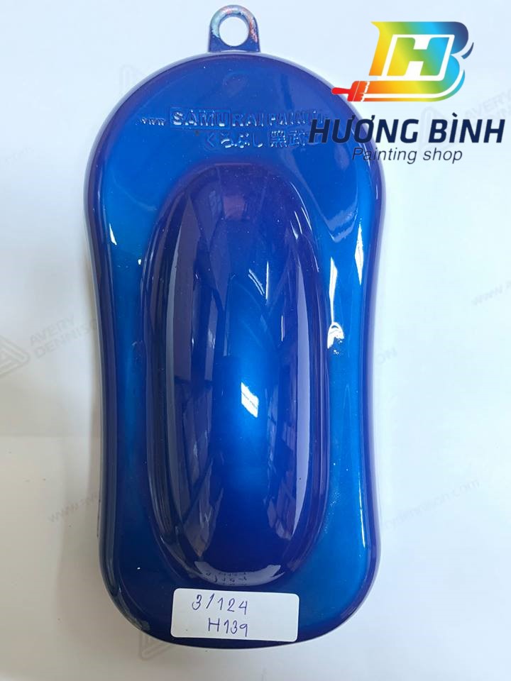 Sơn xịt Samurai màu Xanh Federal - H139 (400ml) (có khả năng kháng xăng A92, A95)