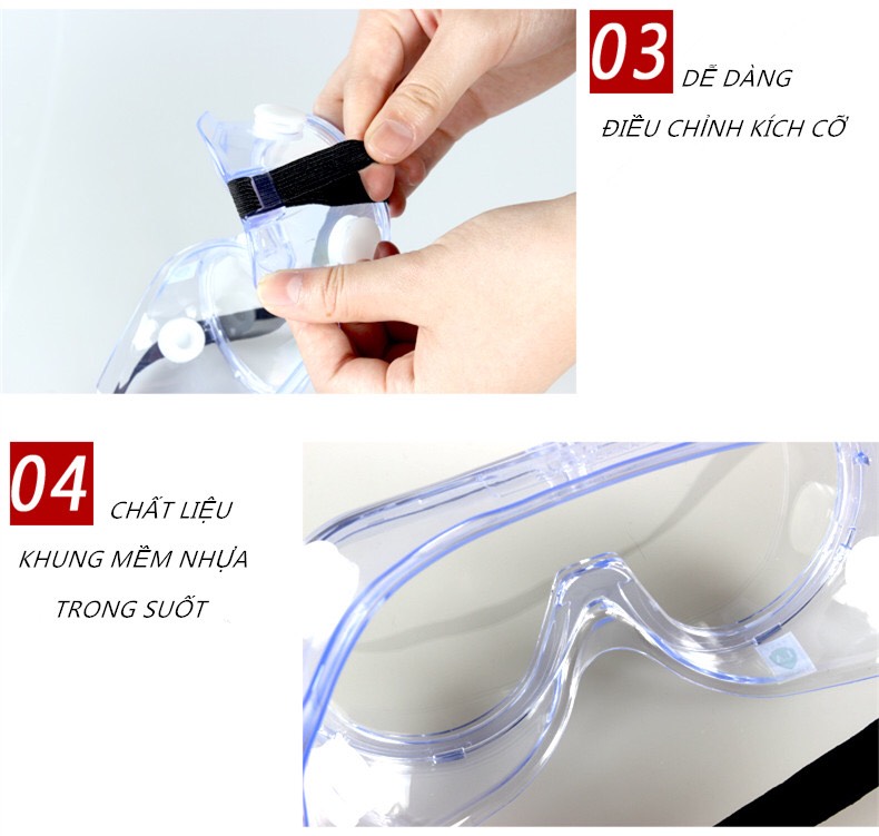 Kính bảo hộ chống hoá chất 3M 334