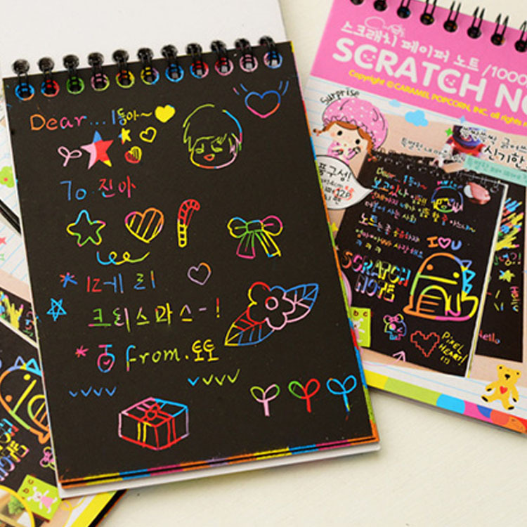 Sổ Than Ma Thuật Cầu Vồng Scratch Note CHOOAH SCRATCHNOTE095