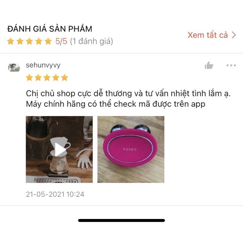 [SALE] Foreo Bear Máy Massage Nâng Cơ CÓ SẴN - BH 2 năm