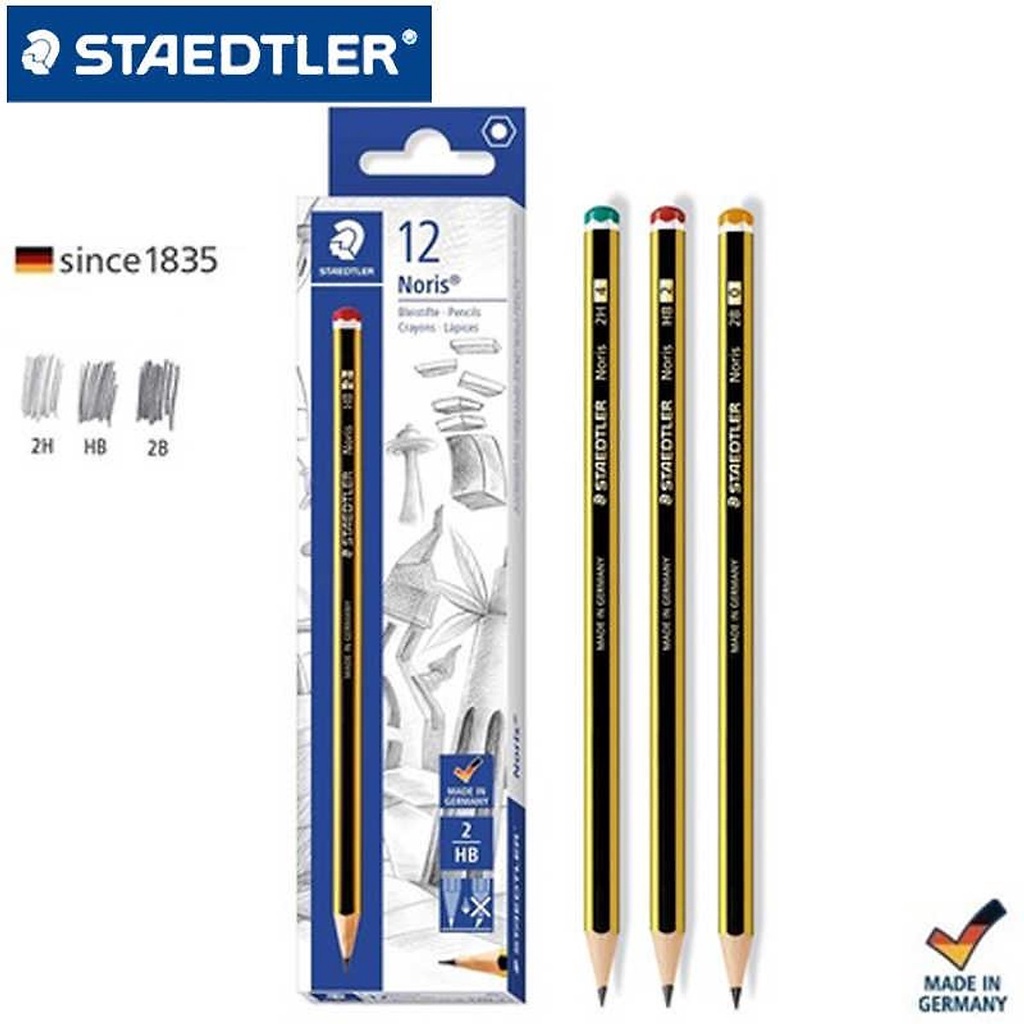 Bút chì đức / bút chì gỗ staedtler 120-hb/2b chính hãng