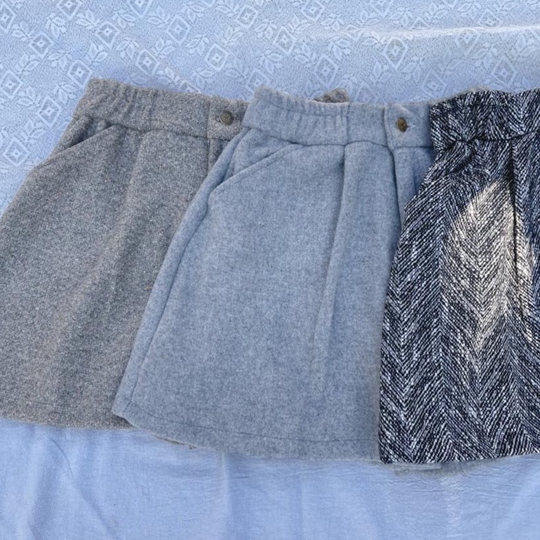 Quần Short Dạ Nữ, Quần Short Cạp Cao Mẫu Mới_C17