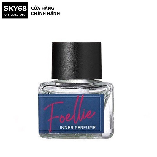 [Che Tên Nhạy Cảm] Nước hoa vùng kín hương biển thơm mát Foellie Eau De Innerb Perfume 5ml - Vogue (chai màu xanh)