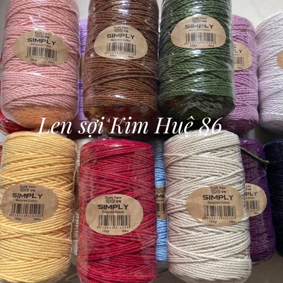 Sợi Simply cotton 150gr