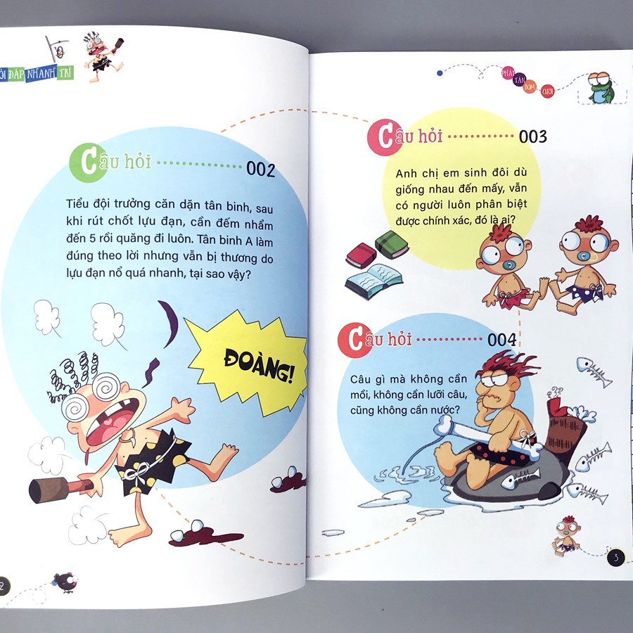 Hỏi đáp nhanh trí - Phát tán bom cười