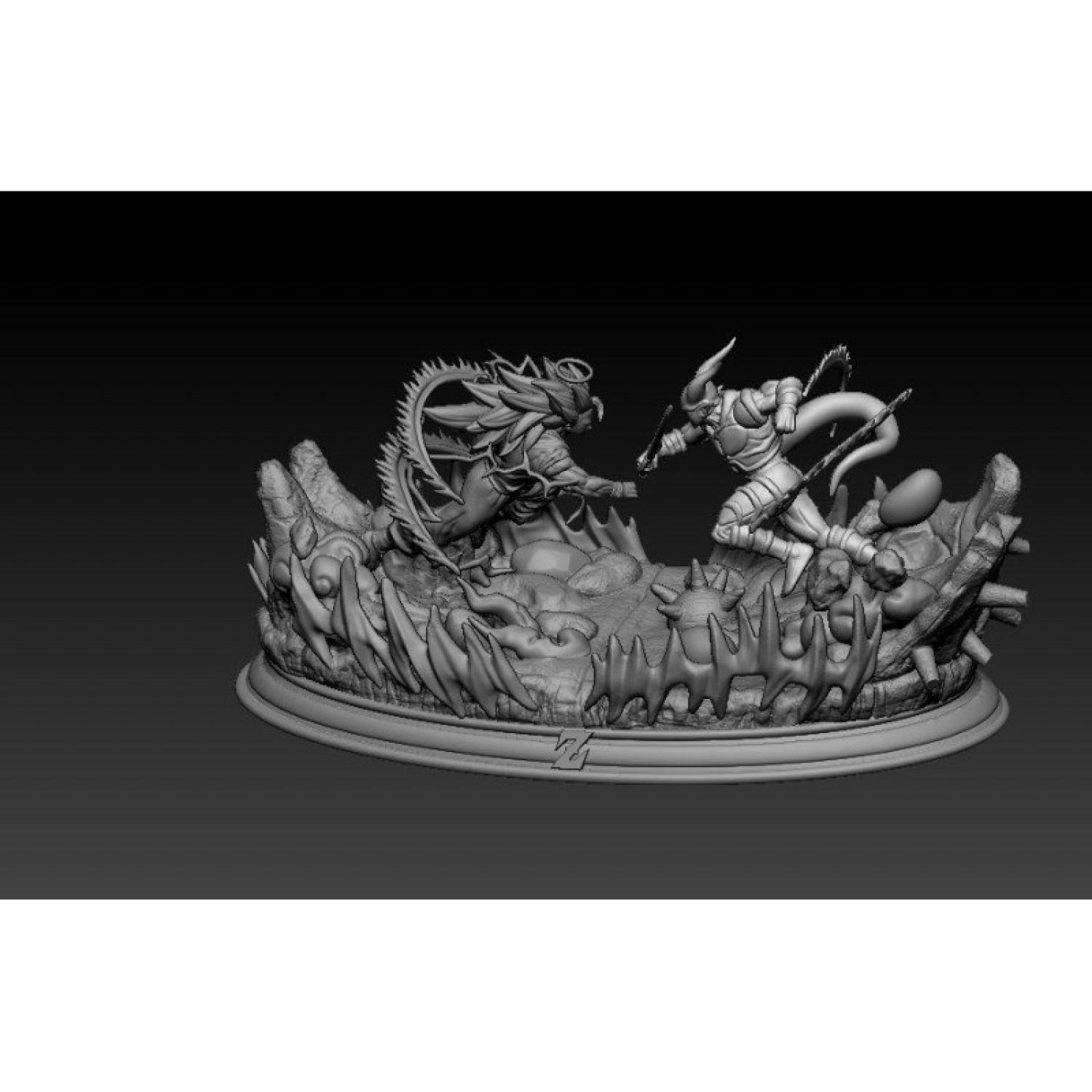 File in 3D Goku vs Yanemba - Dragon Ball