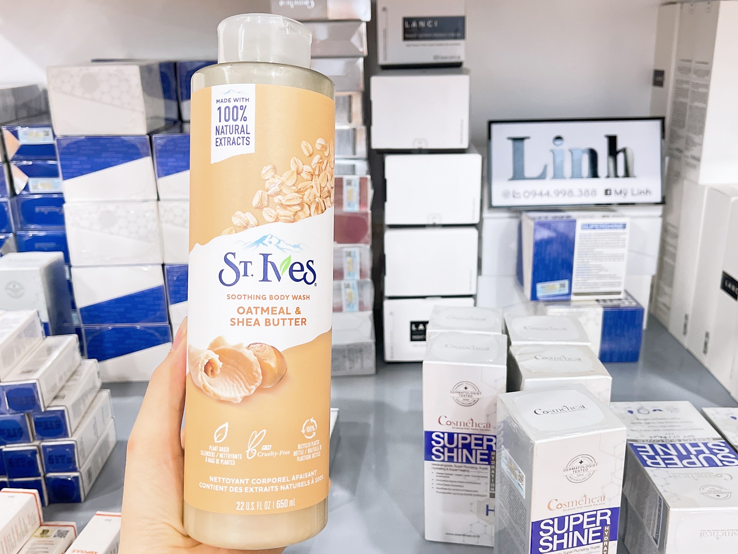 (Mẫu Mới) Sữa Tắm St.Ives Dưỡng Da Body Wash