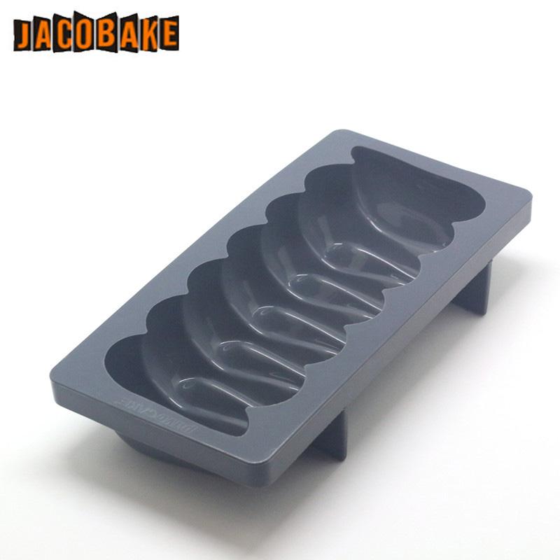 Sâu Róm Hình Bánh Mousse Bánh Silicone Bộ Tạo Khuôn Hình Kiểu Pháp West Point Loại Dài Nướng Tự Làm Bánh Bộ Tạo Khuôn Hình