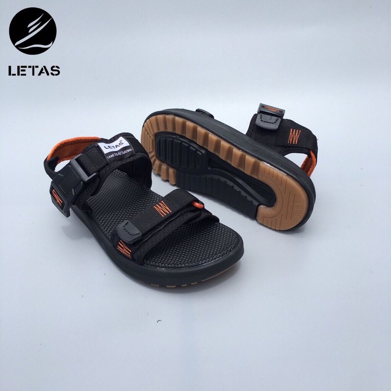 Sandal Nam Letas D711 Đen Đen