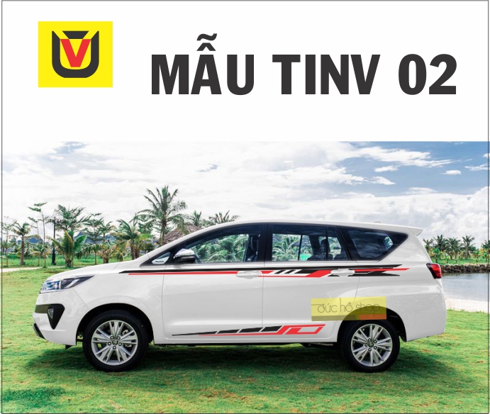 Tem xe INNOVA (5 MẪU MỚI NHẤT )