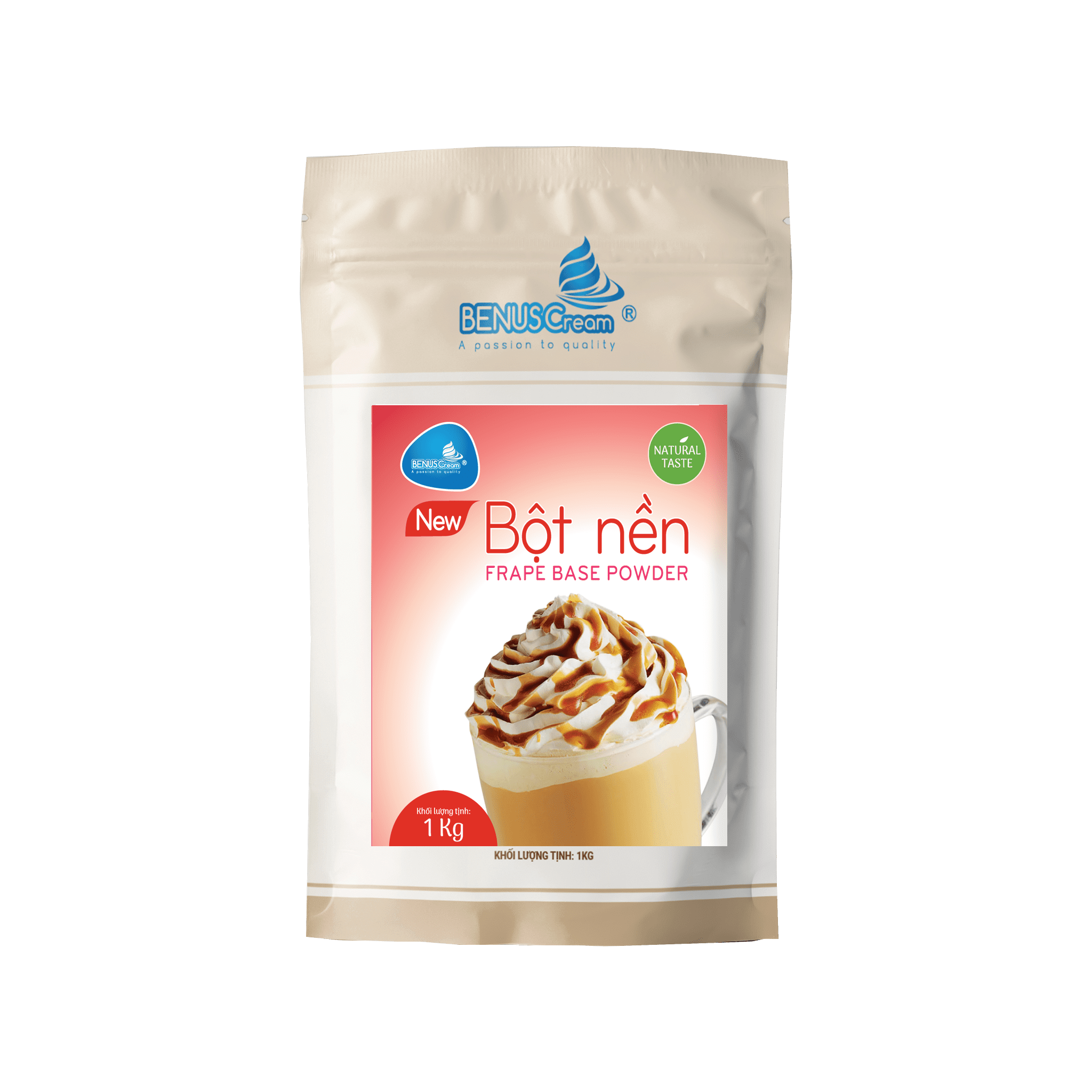 BỘT NỀN ( Bột Frappe Base ) Bột Mix - BENUSCream 1kg/túi
