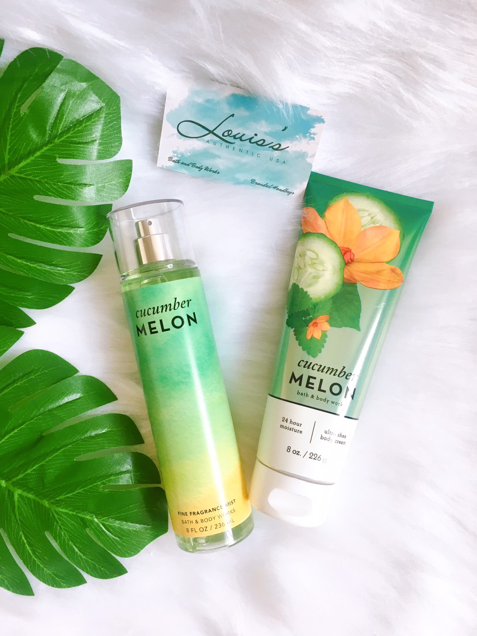 [ CUCUMBER MELON ] Trọn bộ chăm sóc cơ thể Bath & Body Works Mỹ