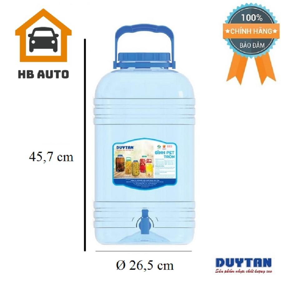 [FreeshipMAX] Bình PET Đựng Nước Tròn Có Vòi 20 Lít Duy Tân (Ø 26,5 x 45,7 cm) No.627