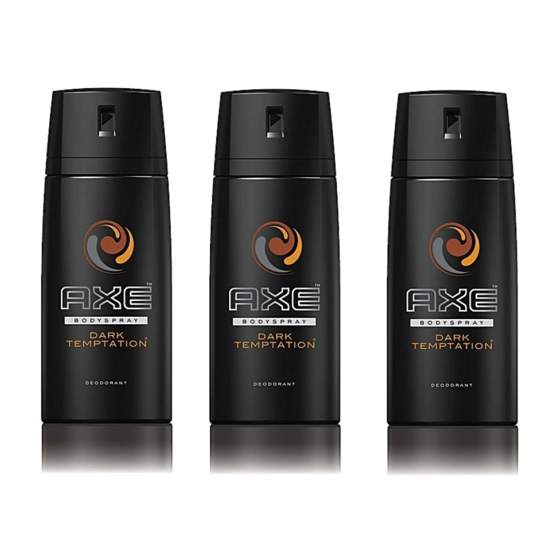 Combo 3 Chai xịt Khử Mùi Cho Nam AXE - Dark Temptation 150ml