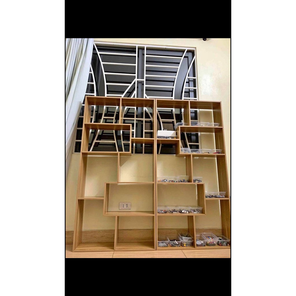 KỆ SÁCH GỖ ĐỂ SÀN ĐA TẦNG THÔNG MINH 1.4M