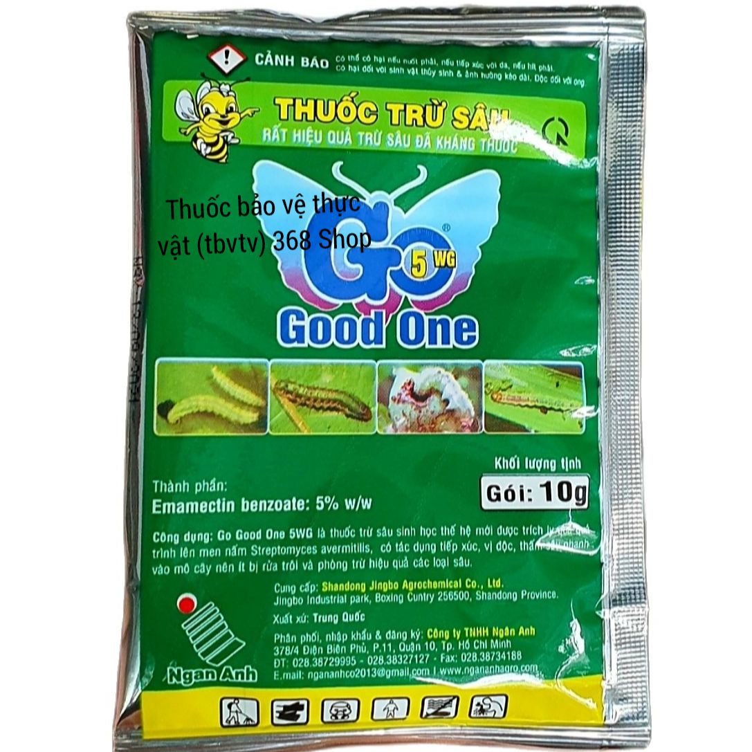 💎 Thuốc trừ sâu Go Good One (10gr)💖 Đặc trừ họ bướm, sâu khi xịt bướm, sâu ăn vào sẽ ngừng ăn và chết sau 24h.
