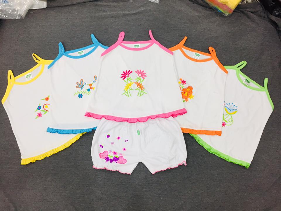 Combo 05 bộ áo dây cho bé từ 13-16kg