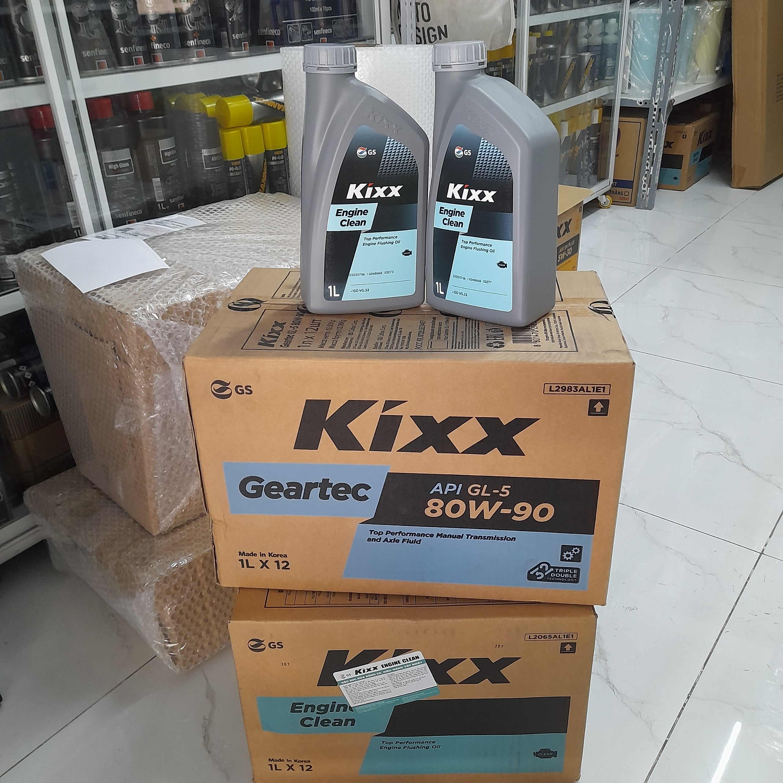 Dầu Xúc Rửa Động Cơ KIXX ENGINE CLEAN 1 Lít